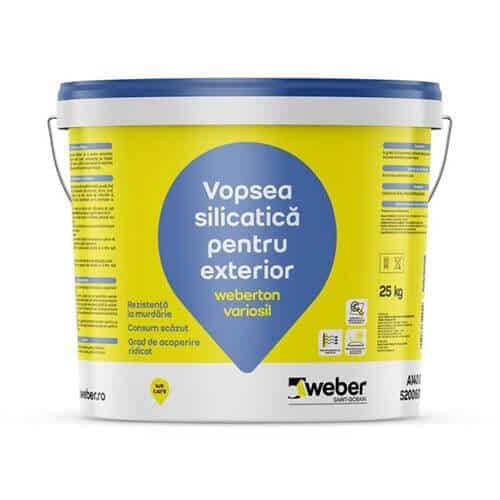 Vopsea silicatica de exterior Weber