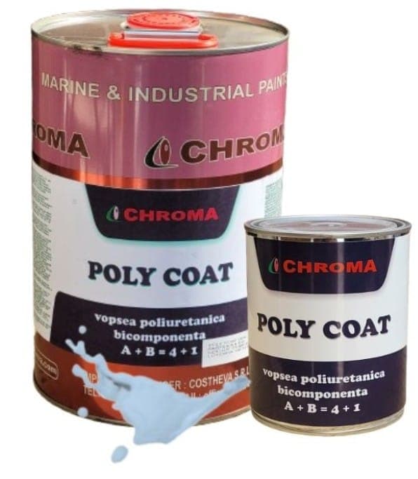 Vopsea poliuretanica #REZISTENT Poly Coat, 1L