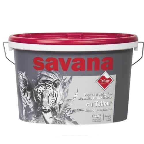 Vopsea superlavabila cu teflon pentru interior Savana 8.5L