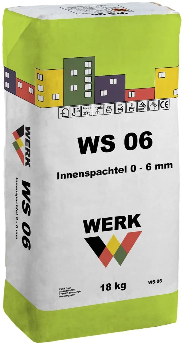WS 06 - Glet alb pentru finisare, 18kg
