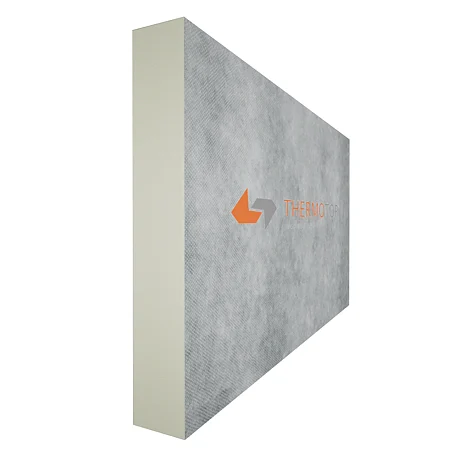 Placa PIR termoizolanta Thermotop cu bariera de vapori, 1200 x 2400 mm, 6 cm